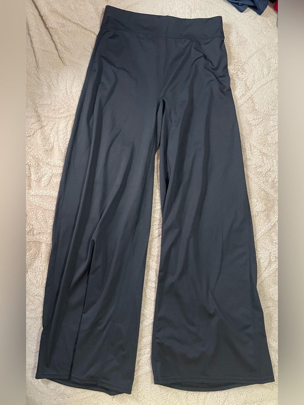 High-Rise Wide Leg Pants in Black